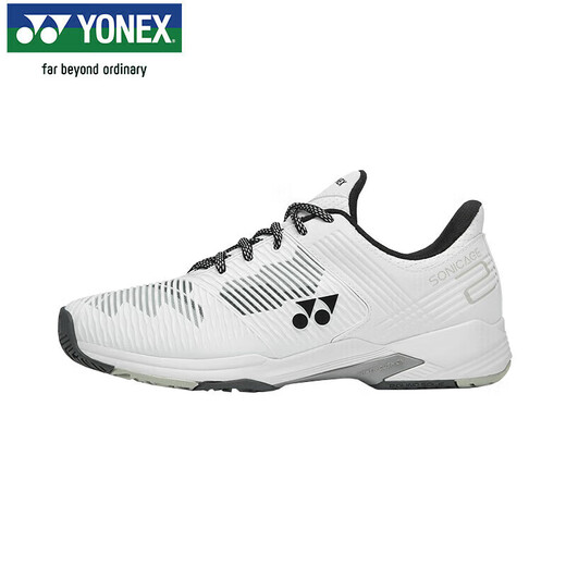 YONEX YONEX Tennis Chaussures hommes et femmes Badge Net Sports Chaussures Socle Absorbant des chocs SHTS2WEX WHITE SILLE 42