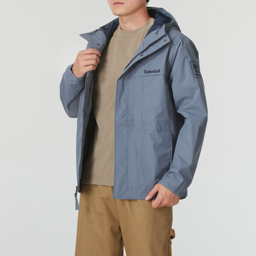 添柏岚（Timberland）冲锋衣男 秋季新款户外徒步运动登山服防水防风连帽硬壳夹克外套 A695W073/店长推荐 (晒图退10) S  (170/88A)