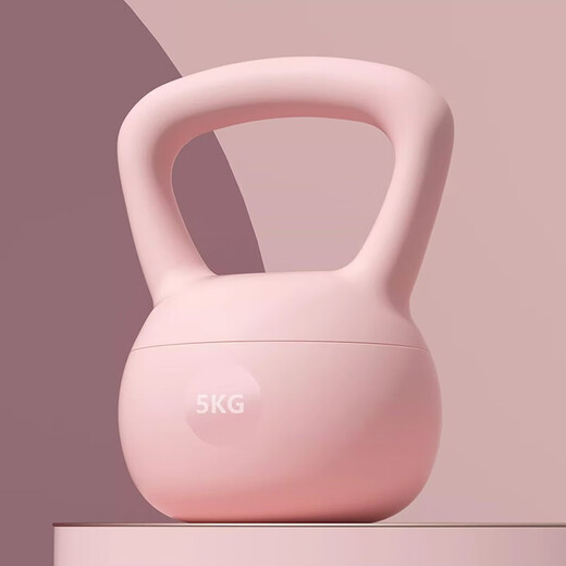 Feng Shang Soft Kettlebell Women's Kettle Lift Dumbbell Buttocks Squat Strength Home Training Equipment Arm Butt Lifting Magic Soft Kettlebell - Pink 5KG