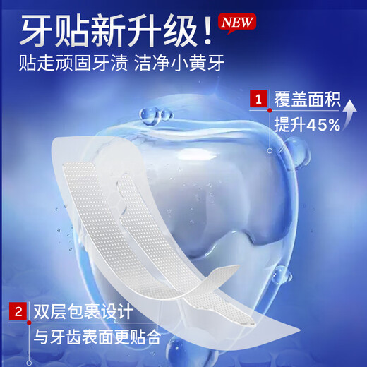 SMILEKIT 炫白牙贴去黄牙齿贴片闪耀美亮白牙贴去烟渍洁白美牙贴便携温和