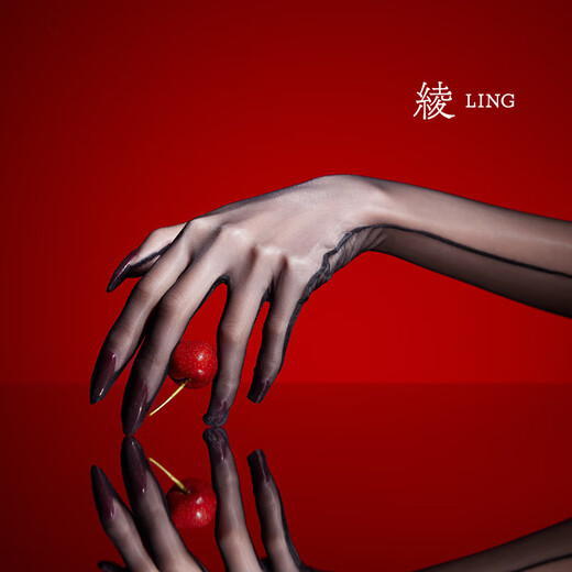 Aya born silky silk lingerie flowing yarn condensed fat 5D ultra-thin stockings gloves sexy shiny black silk cos gloves for women Black black one size - condensed fat