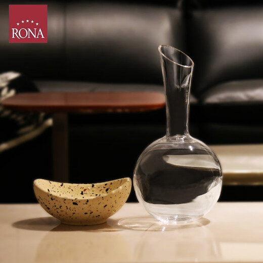 Lorna Lorna Pinot Noir Decanter Handmade Crystal Glass Special Decanter Bottle Terrazzo Ice Bottom Luxury Gift Swan Noble Series Pinot Noir Decanter 850ml