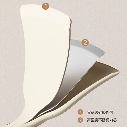 Silicone spatula, non-stick special cooking spatula, soup spoon, leaking spatula, household food grade high temperature resistant spatula/high temperature resistance/no odor