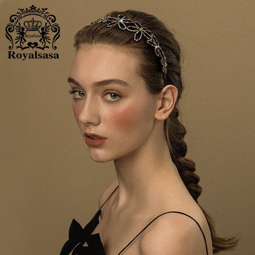 Royal sasa royal salsa headband hair accessories simple hairband face wash headband rhinestone hairpin hairpin bangs clip adult head accessories