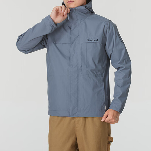 添柏岚（Timberland）冲锋衣男 秋季新款户外徒步运动登山服防水防风连帽硬壳夹克外套 A695W073/店长推荐 (晒图退10) S  (170/88A)