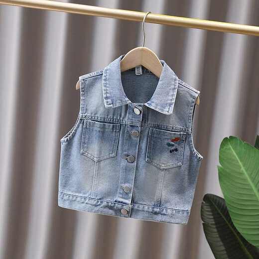G.Duckkids Little Yellow Yellow Duck Boy Denim Vest Vesm и осенний наряд в детском жилете детского жилета для детского жилета для детской конной