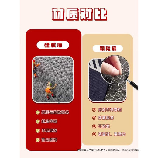 
Housewarming happiness entrance door floor mat 2025 door exterior door front door mat new home entrance foot mat carpet gift crystal velvet silicone bottom YY1047 1 piece 40*60CM upgraded anti-slip bottom