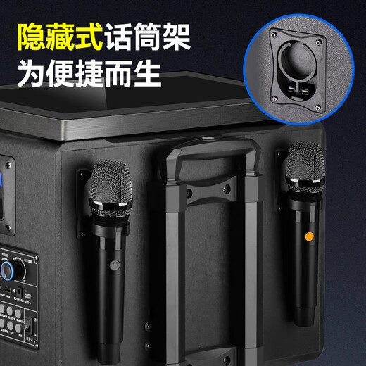 先科（SAST）家庭ktv套装音响功放视频K歌卡拉ok一体机广场舞音箱带显示屏点歌机家用k歌蓝牙户外音响SW-867