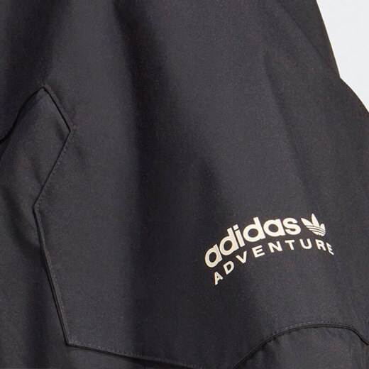 Adidas Clover Jacket Women's 2025 Summer New Fitness Sportswear Windproof Casual Standing Collar Jacket IB7374 IB7374 Black S