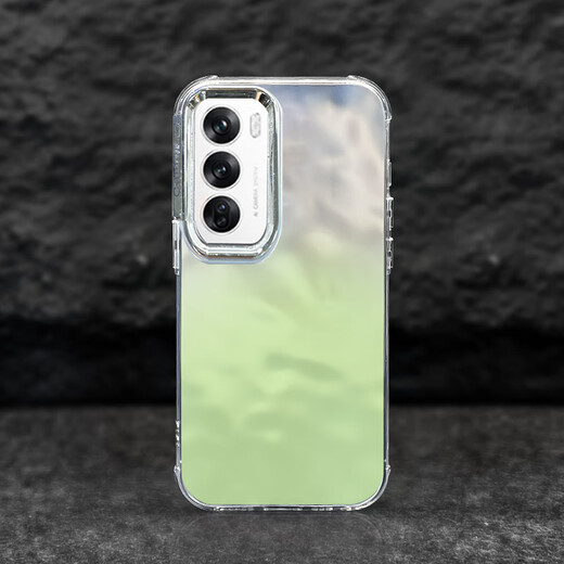 可不可 适用opporeno13手机壳reno12新款水波纹保护套reno11/10大孔镜头reno9/8/6创意个性纯色晕染防摔 水波纹-【蓝色晕染A846】+手机膜 Reno5/Reno5K