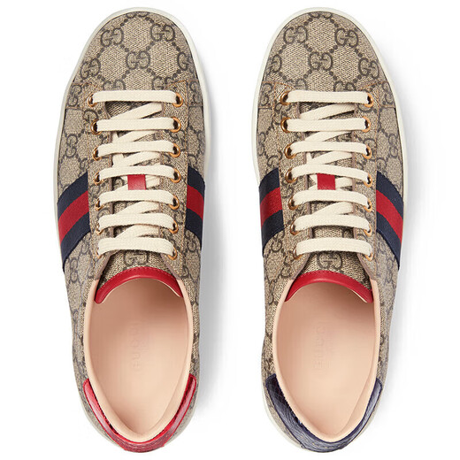 Gucci (Gucci) LOGO DE ZAPATOS DE MUJER LOGO RETRO RETRO CAPORIA CAPATIONES Sneakers 499410 K2LH0 9768 35