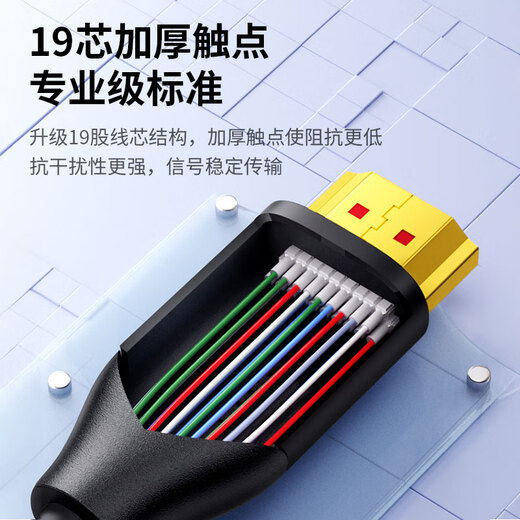Измеритель значения HDMI Кабель версии 2.0 4K Ультра-высокий кабель 2M 3D Видео-кабельный кабель.