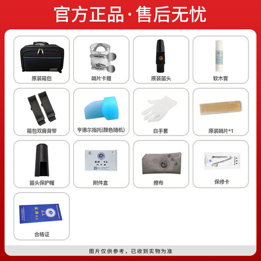 Xinghai-Klarinette, Klarinette an der Anfängerklasse, genauer Ton, ausgezeichneter Nickel-Taste, B-Flat Black Wind Instrument [Professional] XC-17J