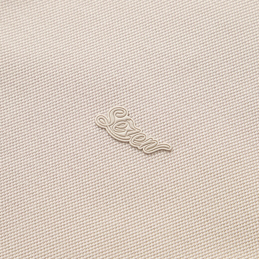 Qipai containing mulberry silk Qipai short-sleeved POLO shirt for men summer thin lapel top