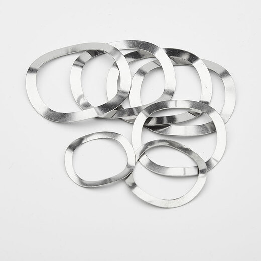 Jinggong 65 manganese steel wave washer 304 stainless steel spring elastic wave washer bearing wave washer 5*10*0.3 (stainless steel/100 pieces)