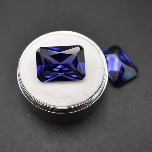 DL 1998 Fat Donglai Quality Tanzania Sapphire Naked Stone прямоугольный камень DIY Кольцо кольцо Камень мужская и женская пара модель Tanzania Blue 3x5mm