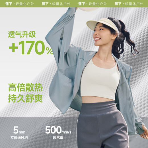 
Beneunder sunscreen clothing for women breathable 25 new summer thin long-sleeved ultraviolet sunscreen clothing AS828 Valentine's Day Falling Cherry Powder XL