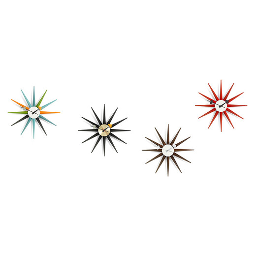 OEMG瑞士进口正版 Vitra Wall Clocks George Nelson挂钟 Sunburst Clock 黑色 其他