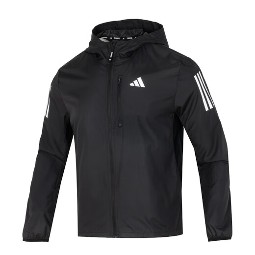 阿迪达斯 （adidas）男子运动套装 2025新款跑步健身训练服潮流时尚休闲衣裤 IN1483/连帽夹克外套 上装 S
