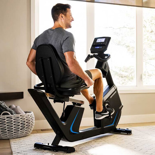 JOHNSON exercise bike household vertical horizontal smart power bike indoor cycling elderly rehabilitation pedal training equipment horizontal exercise bike 5.0R 100 levels of resistance