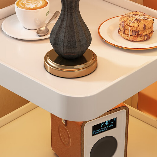 Anya bedside table creative small apartment replacement shelf simple living room sofa bedroom bedside table white