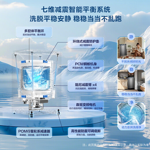 Haier pulsator washing machine fully automatic small household 10kg EB100B32Mate1 direct drive frequency conversion OCC home appliance state subsidy first level energy efficiency rental dormitory