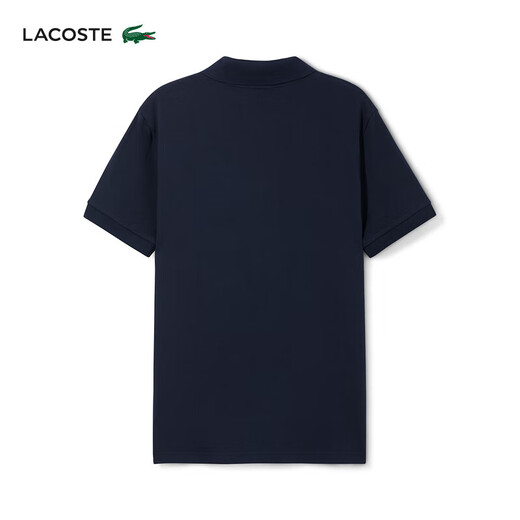 LACOSTE French crocodile classic casual loose short-sleeved lapel Polo shirt for men and women | PH2760 166/Navy Blue S (170)