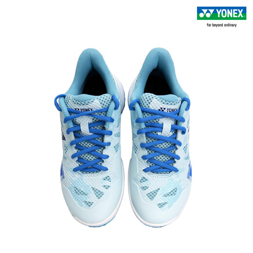 YONEX/Yonex SHBELZ3WEX wide version stable badminton shoes for men and women yy light blue 40