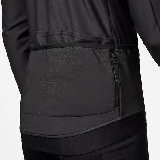 Decathlon mountain road bicycle cycling suit men and women winter weatherproof jacket cycling windbreaker black-men's style L