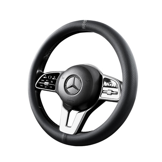 Shenchuang automobile steering wheel cover is ultra-thin, non-slip and wear-resistant, suitable for all seasons, round for Audi, Mercedes-Benz, BMW and BYD Volkswagen
