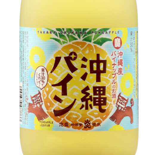 巴特克宝酒造果味配制酒日本进口果酒 力娇酒利口酒女士微醺720ml 宝酒造 菠萝汁配制酒
