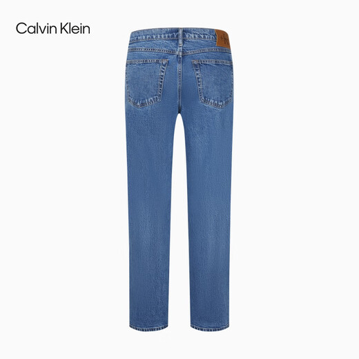 Calvin Kleinjeans [réplica 90 Serie] 25 hombres y mujeres de primavera y verano El mismo modelo CK retro jeans rectos 4RB701G U1W-Denim Light Blue 30