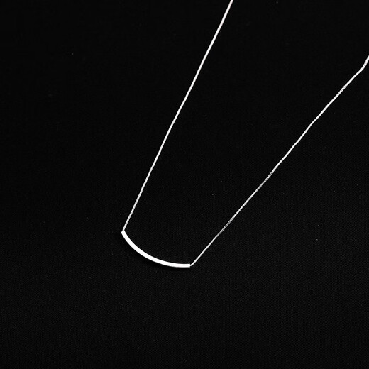 GIOIO Swarovski zirconium 925 sterling silver smile necklace women's smile clavicle chain light luxury high-end Chinese Valentine's Day gift same style