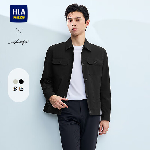 HLA Heilan Home Jacket Men's 25 Light Business Fashion Series Lapel Stiff Jacket Men's Spring HWJAW1J028A