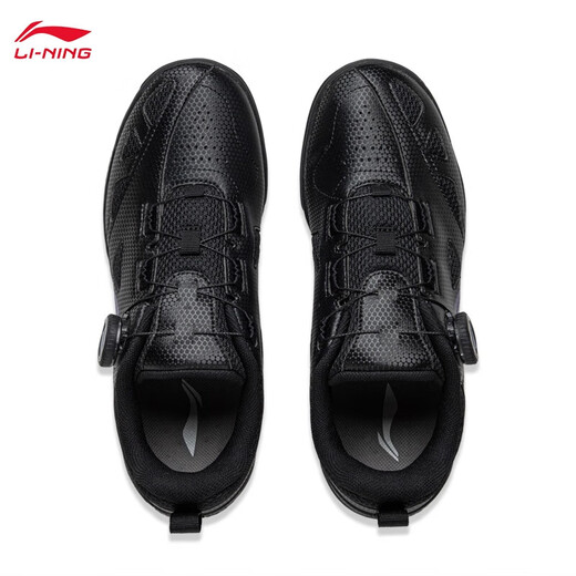 Li Ning MAGE ESS table tennis shoes for men and women, mesh breathable, shock-absorbing and wear-resistant, national team professional table tennis training shoes, black 41