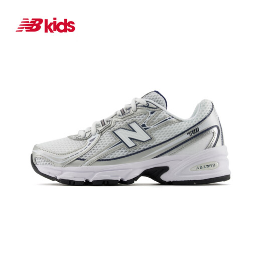 NEW BALANCE 7-14-year-old big children's new product millennium style spliced ​​casual sneakers 740