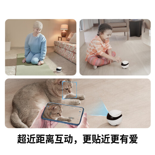 Fuzhienabot obo se Ganzhaus mobile Überwachung Roboter Fernbedienung Home Electronic Security Monitoring Kamera Smart Home ältere Menschen und Kinder Haustierkamera EBO SE-32GB Speicher [Unterstützung 4-Tage-Video-Wiedergabe]