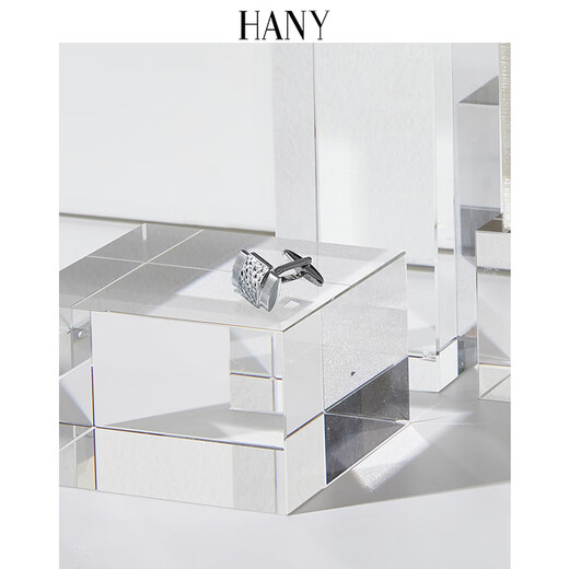 HANY Men's Cufflinks and Cuffpins French Shirt Customized Cuffs Light Luxury Simple Business Shirt Accessories as a Gift for Boyfriend Pangulas