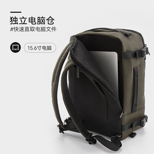 90 points backpack outdoor multi-functional large-capacity backpack travel travel student computer bag black 15.6 inches