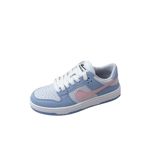 Huili Women's Shoes Versátiles de parejas bajas 'Peples' para estudiantes, pequeños zapatos blancos cómodos y transpirables deportes y ocio 9755a gris y blanco 37