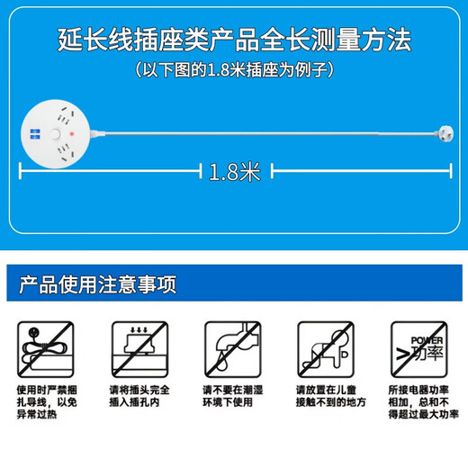 Jingdong Express Rundsteckdose, USB-Buchse, Mehrloch-Steckdosenleiste, sichere und langlebige Steckdosenleiste, Studentenwohnheim, Heimbüro, Steckdosenleiste, Steckdosenleiste, Steckdosenleisten-Konverter, grau weiß, 3 Positionen, 15 Löcher + USB-Hauptschalter, 2,8 Meter