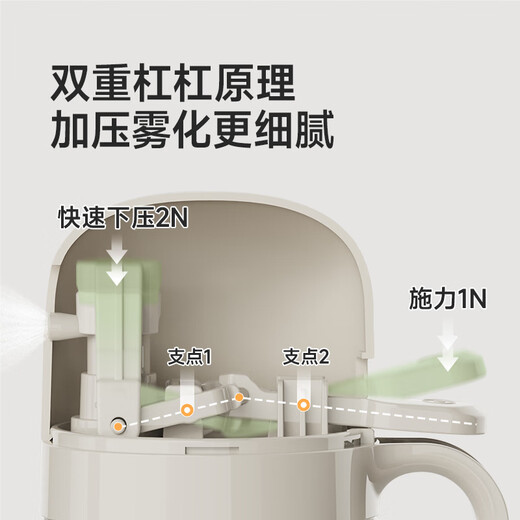 Meiya oil spray pot kitchen glass small oil pot 300ml non-sticking oil strong atomization household oil pot