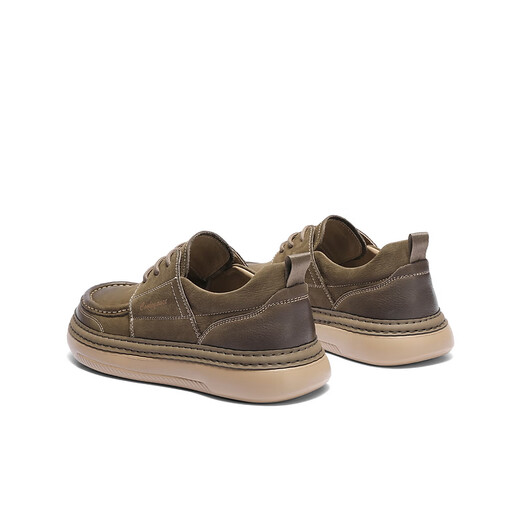 Belle outdoor trendy workwear shoes men's shoes 2025 new soft-soled hazelnut toast shoes A1864AM5 khaki 41