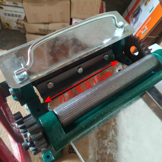 Kezitu customized rhinoceros brand 150 type commercial multi-functional manual electric cake cutting machine household cake strip machine 150 type manual cake cutting machine (3 mm) comes with a pair of gears)