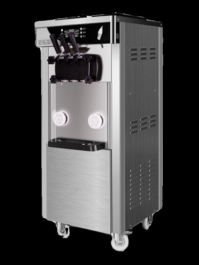 
Chef vertical ice cream machine commercial three-color ice cream machine milk tea shop cone machine ice cream machine desktop deposit 918 model 1.5-horse compressor can make milk