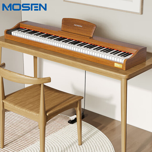 莫森（MOSEN）MS-102M电钢琴 青春系列 88键全重锤键盘电子数码钢琴 木纹色