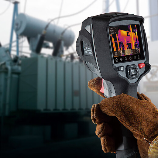 
Huashengchang (CEM) Thermal imaging thermometer 2200 high temperature detection 1500 high-precision industrial thermometer with camera DT-9887H [384x288:1500 degrees]