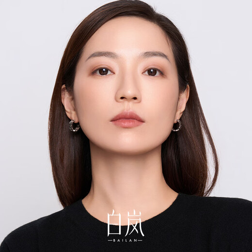 Bai Lan Pine Leaf Earrings 925 Silver Niche Earrings for Women Exquisite Fashion Temperament Niche Design Birthday Gift for Wife Pine Leaf Earrings - Gold