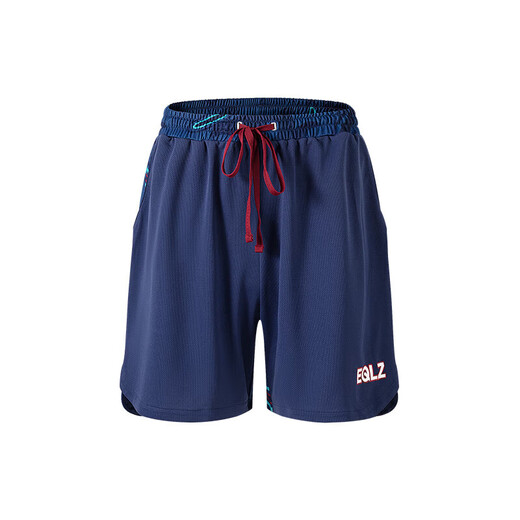 EQLZ Yikuo Basketball Academy knitted elite pants men's basketball shorts five-point pants men campus red S