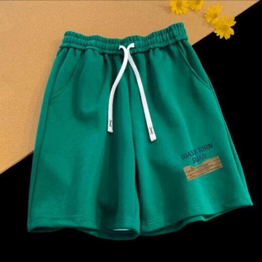 Mandy Shang's new sports shorts for men and women in summer American casual running five-point pants trendy brand straight large size basket Xiaogao K162 light gray 2XL 135-150Jin Jin is equal to 0.5 kg